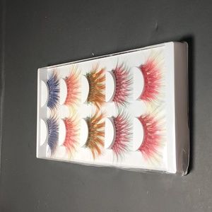 Set of 5 multicolor lashes